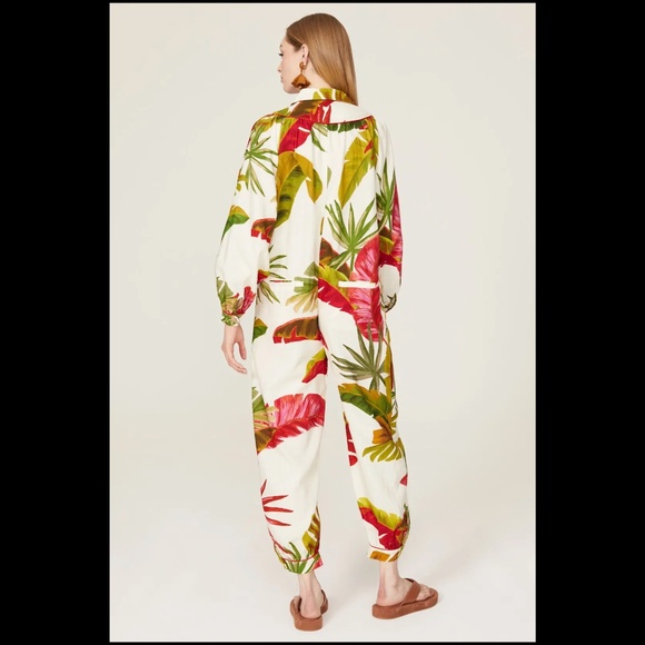 FARM Rio Spring Forest Jumpsuit Sz XS - Picture 3 of 15